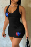 Women Summer Print Dress