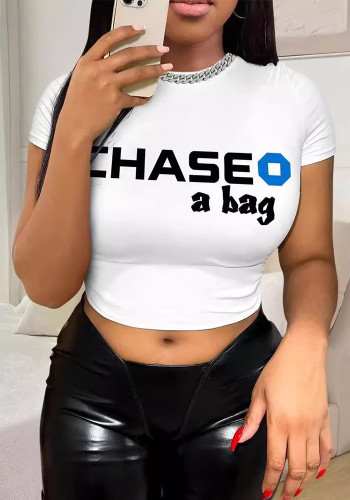 Women Printed Short Sleeve T-Shirt