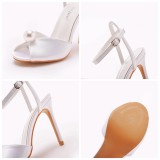 Women Peep-Toe Formal Party Wedding Dress Bridal Shoes High Heel Sandals