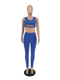 Women Sleeveless Top and Pant Two-piece Set