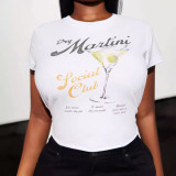 Women Printed Crop T-Shirt