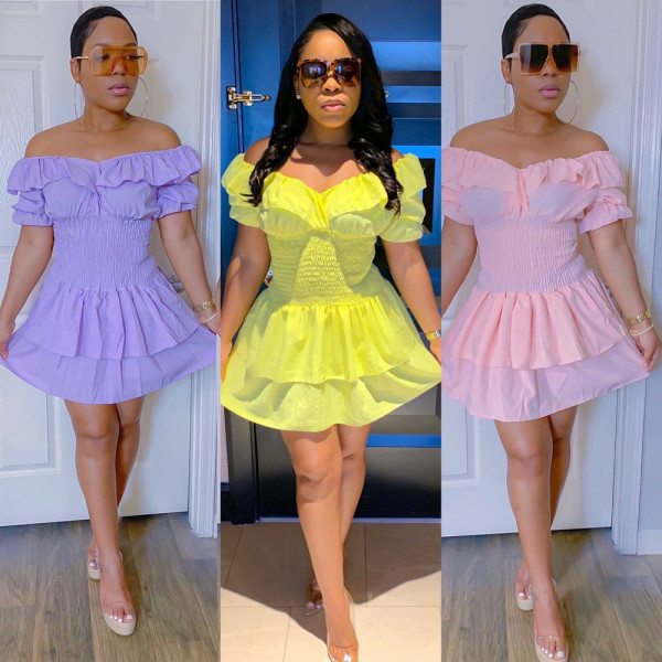 Summer Sexy Off Shoulder Dress