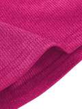 Women's Strap Low Back Solid Color Slim Tight Fitting Sports Yoga Ribbed Jumpsuit