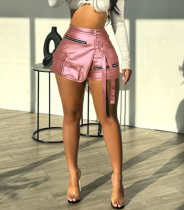 Women's Summer Fashion High Stretch Irregular Pocket Cargo Shorts