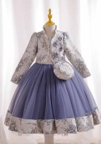 Girl Princess Dress for Piano Performancegirl Dress Three-Piece Girl Princess Dress for Piano Performancegirl Dress Three-Piece