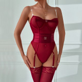 Women Camisole Breast Corset Bodysuit Sexy Lingerie