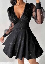 Women sexy mesh dress