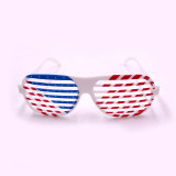 American Flag Blind Glasses Holiday Decorative Glasses Party Plastic Glasses