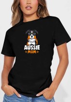 Fashionable Casual Printed Tops Women's T-Shirts