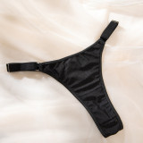 Women metal chain bandage steel ring push-up sexy lingerie uniform Sexy LingerieSet