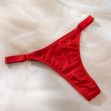 Women metal chain bandage steel ring push-up sexy lingerie uniform Sexy LingerieSet