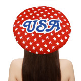 Usa Flag Printed Hat Five-Pointed Star Cap