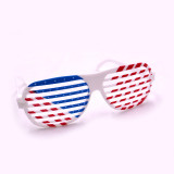 American Flag Blind Glasses Holiday Decorative Glasses Party Plastic Glasses