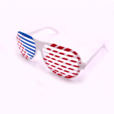 American Flag Blind Glasses Holiday Decorative Glasses Party Plastic Glasses