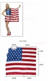 Summer Clothing Flag Print Dress
