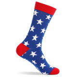 American Flag Thigh Socks Athletic Stripe Socks