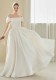 Chic Wedding Dress Bridal White Retro Off Shoulder White Long Gown（Processing time need 3-6 days）