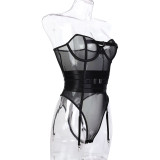 Women Camisole Breast Corset Bodysuit Sexy Lingerie