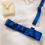 Women metal chain bandage steel ring push-up sexy lingerie uniform Sexy LingerieSet