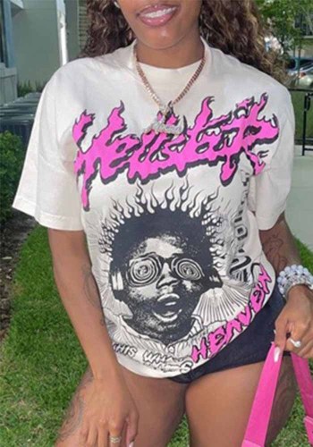 Women Short Sleeve Printed T-Shirt