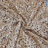Sexy Sequin Feather Off Shoulder Bodycon Dress