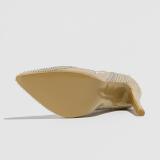 High Heel Pointed Elastic Socks Rhinestone Fashion Stiletto Sexy Women's Shoes