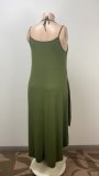 Women Holidays Casual Halter Neck Camisole Dress