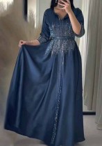 Muslim Beaded Evening Dress Muslim Beaded Evening Dress