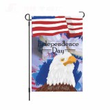 Linen Double-Sided Hanging Flag Yard Decoration American Garden Flag