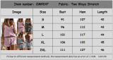 Summer Stripes Printed Strap Pajamas Two-Piece Home Clothes Set