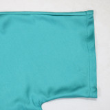 Women Dubai Arabian Spring Summer Print Contrast Color Robe