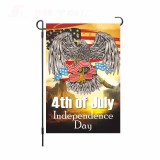 Linen Double-Sided Hanging Flag Yard Decoration American Garden Flag