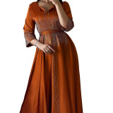 Muslim Beaded Evening Dress