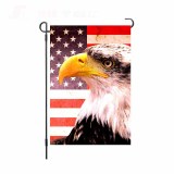 Linen Double-Sided Hanging Flag Yard Decoration American Garden Flag