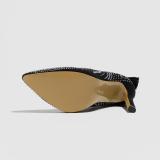 High Heel Pointed Elastic Socks Rhinestone Fashion Stiletto Sexy Women's Shoes