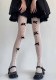 Sweet Girl Bow Hollow Hole Fishnet Stockings