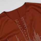 Muslim Beaded Evening Dress