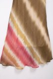 Women's Summer Tie-Dye Strap Long Dress