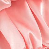 Women Summer Solid Pleated Mini Skirt