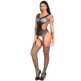 Sexy Lingerie Sleeveless Open Crotch Fishnet Bodystockings Hollow Temptation Jumpsuit