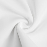 Summer Fashion Solid Color Deep V Sexy Slim Women's Dress
