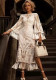 Women Tassel Lace Embroidered Dress