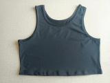 Women Open Collar Letter Print Top