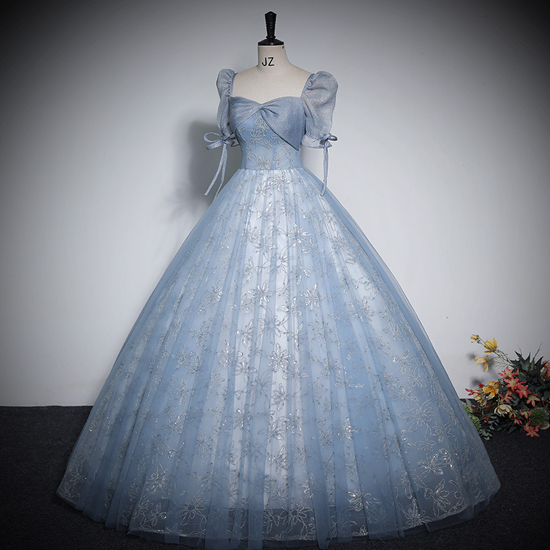 Women summer short-sleeved evening dress(process time 3-6 days)