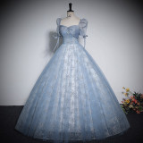 Women summer short-sleeved evening dress（process time 3-6 days）