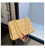 Women Retro Chain Solid Shoulder Bag