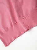 Women Contrast Color Flower Round Neck short-sleeved Top