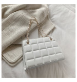 Women Retro Chain Solid Shoulder Bag