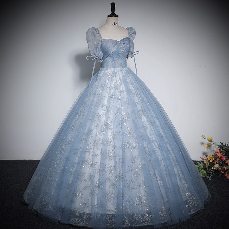 Women summer short-sleeved evening dress(process time 3-6 days)