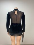 Plus Size Women Sexy Bodycon Dress
